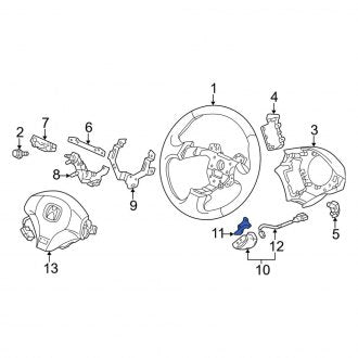 New OEM Genuine Acura, Steering Wheel Trim - Part # 78517S2AA81