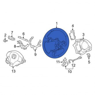 New OEM Genuine Acura, Steering Wheel - Part # 78501S6MA91ZA