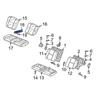 New OEM Genuine Acura, Rear Console Tray - Part # 82138S6MA01ZA