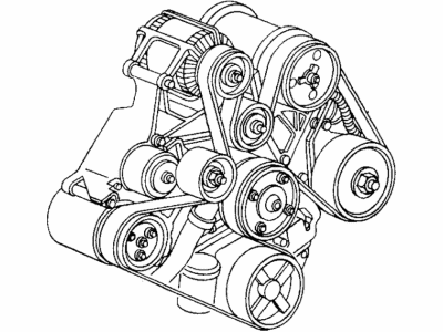 Belt, Drive, W/A/C