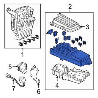 New OEM Genuine Acura, Relay Box - Part # 38250SECA01