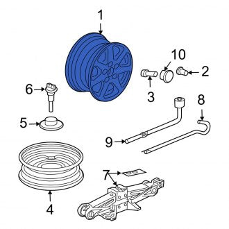 New OEM Genuine Acura, Wheel - Part # 42700SEAG31