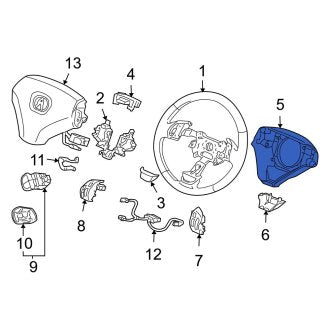 New OEM Genuine Acura, Steering Wheel Trim - Part # 78515SDNA81ZA