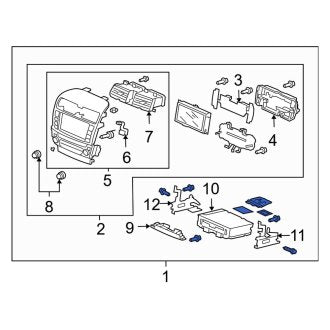 New OEM Genuine Acura, Upper Instrument Panel Air Bag - Part # 77820SECA90