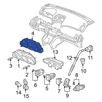 New OEM Genuine Acura, Instrument Cluster - Part # 78120SECA71