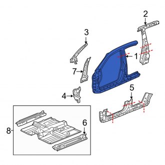 New OEM Genuine Acura, Right Uniside - Part # 04635SEAG02ZZ