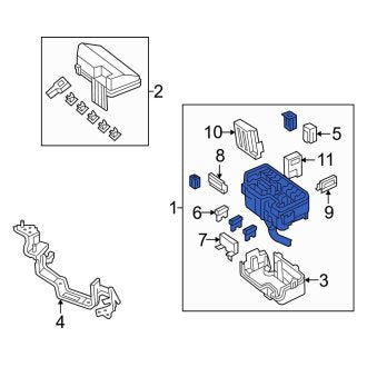 New OEM Genuine Acura, Right Fuse Box - Part # 38210TL2A01