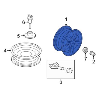 New OEM Genuine Acura, Wheel - Part # 42700TL2A91