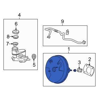 New OEM Genuine Acura, Power Brake Booster - Part # 01469TP1A10