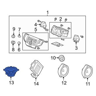 New OEM Genuine Acura, Speaker - Part # 39140TL4G01