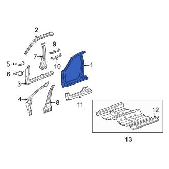 New OEM Genuine Acura, Left Uniside - Part # 04645TL4Q01ZZ