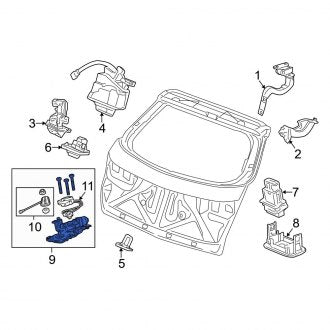 New OEM Genuine Acura, Tailgate Lift Motor - Part # 74961TL4G32