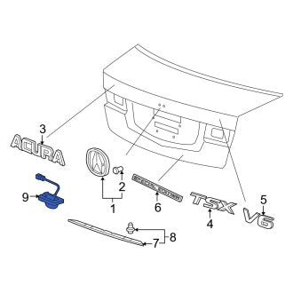 New OEM Genuine Acura, Rear Park Assist Camera - Part # 39530TL2A01