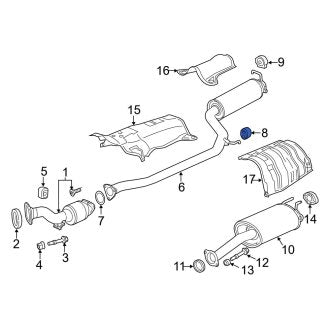 New OEM Genuine Acura, Exhaust System Hanger - Part # 18215TR0A01