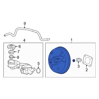 New OEM Genuine Acura, Power Brake Booster - Part # 01469TV9A00