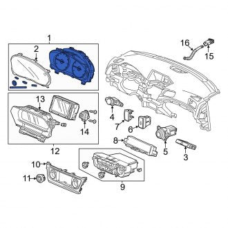 New OEM Genuine Acura, Instrument Cluster - Part # 78100TX7A01