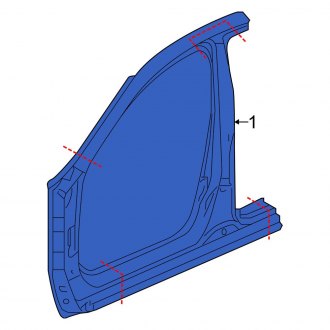 New OEM Genuine Acura, Front Left Uniside - Part # 04645T3RA00ZZ