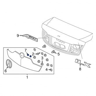 New OEM Genuine Acura, Liftgate Finish Panel Nut - Part # 90301ST0003