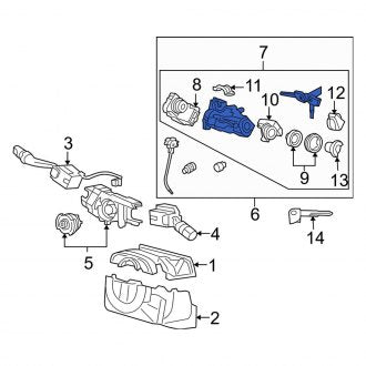 New OEM Genuine Acura, Steering Column Lock - Part # 35100SJAA51