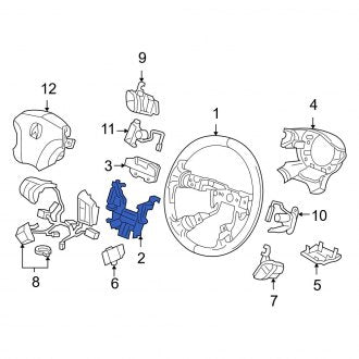 New OEM Genuine Acura, Steering Wheel Bracket - Part # 78525SJAA81