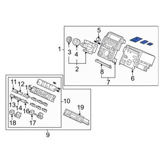 New OEM Genuine Acura, Upper Instrument Panel Air Bag - Part # 77820SJAA51