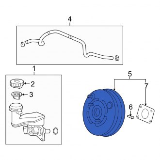 New OEM Genuine Acura, Power Brake Booster - Part # 01469SJAA01