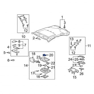 New OEM Genuine Acura, Sunroof Control Module - Part # 36603SJAA11