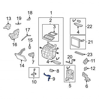 New OEM Genuine Acura, Upper A/C Evaporator Drain - Part # 80271STKA00