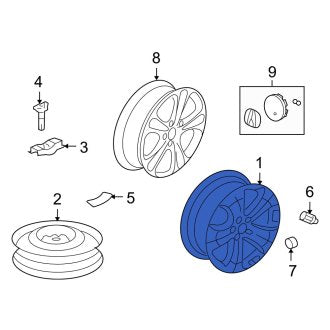 New OEM Genuine Acura, Wheel - Part # 42700STKA91