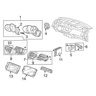 New OEM Genuine Acura, Trip Odometer Reset Stem Knob - Part # 78113STKA01