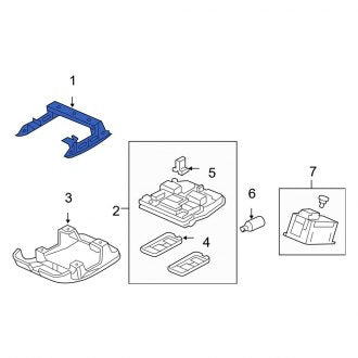 New OEM Genuine Acura, Upper Console Bracket - Part # 83201SEPA00