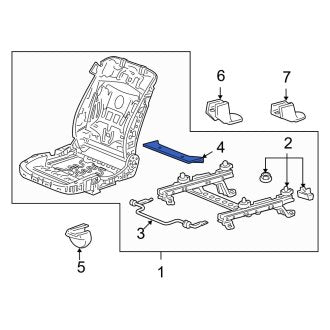 New OEM Genuine Acura, Right Seat Track Adjust Handle Bracket - Part # 81116SNAA01