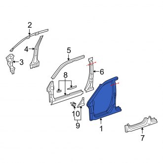 New OEM Genuine Acura, Left Uniside - Part # 04645STKA00ZZ