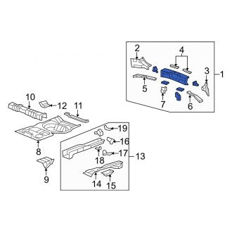 New OEM Genuine Acura, Rear Rear Body Panel - Part # 66100STK315ZZ