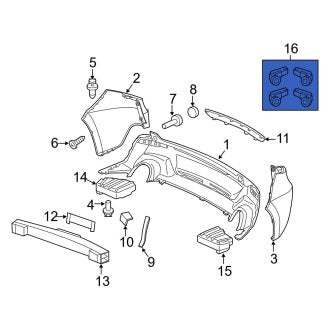 New OEM Genuine Acura, Rear Parking Aid Sensor - Part # 08V67STK210J