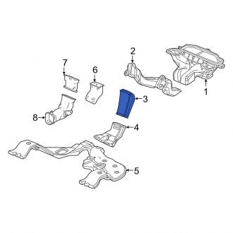 New OEM Genuine Acura, Upper Instrument Panel Air Duct - Part # 83332TX4A01