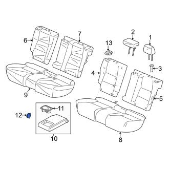 New OEM Genuine Acura, Seat Armrest Cap - Part # 82988TX4A01