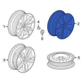 New OEM Genuine Acura, Wheel - Part # 42700TJBA21