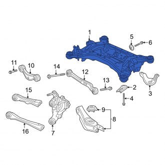 New OEM Genuine Acura, Rear Suspension Subframe Crossmember - Part # 50300TJBA00