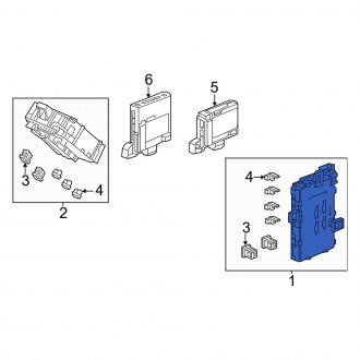 New OEM Genuine Acura, Right Fuse Box - Part # 38210TY3A11