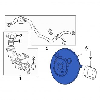 New OEM Genuine Acura, Power Brake Booster - Part # 01469TY2A00