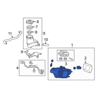 New OEM Genuine Acura, Power Brake Booster - Part # 01459TY3A02