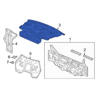 New OEM Genuine Acura, Rear Package Tray - Part # 66500TY2A01ZZ