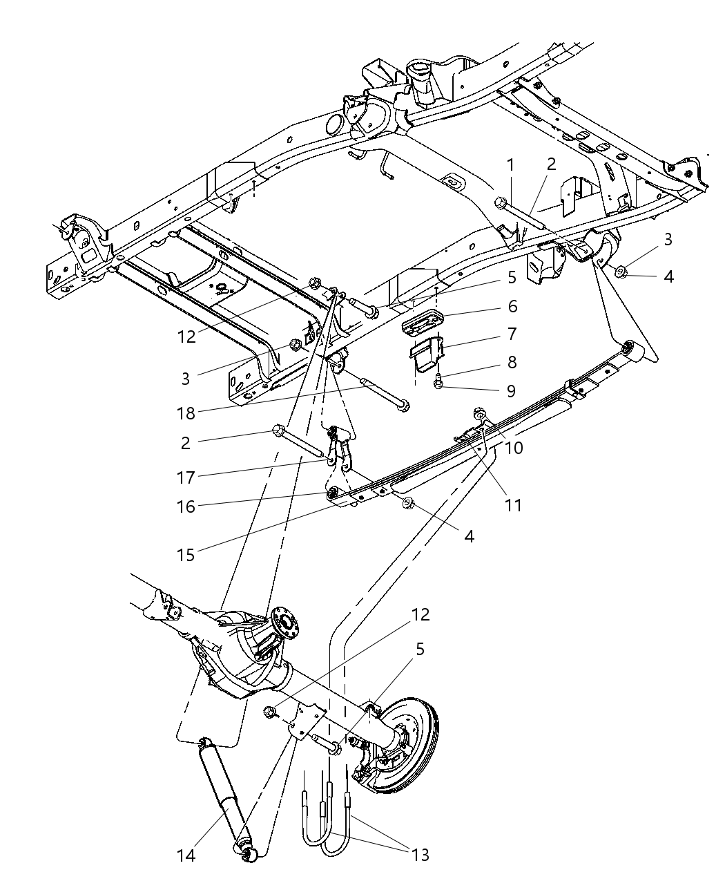 Shock Absorber Suspension Rear