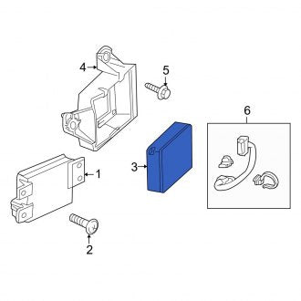 New OEM Genuine Acura, Right Blind Spot Detection System Warning Sensor - Part # 36931SZNA03