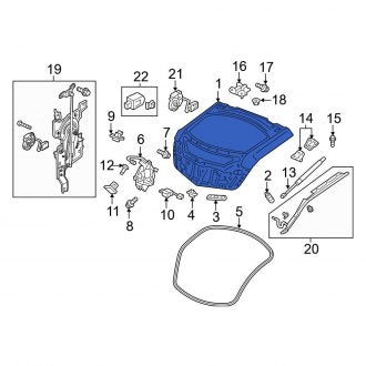 New OEM Genuine Acura, Rear Liftgate - Part # 68100SZNA90ZZ