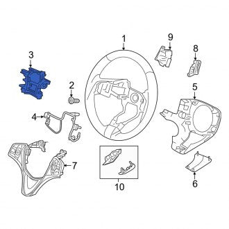 New OEM Genuine Acura, Steering Wheel Bracket - Part # 78515TZ5A61