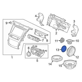 New OEM Genuine Acura, Instrument Panel Cover - Part # 39122TK4A00