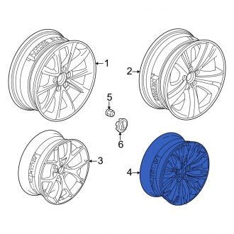 New OEM Genuine Acura, Wheel - Part # 42800TGZA90