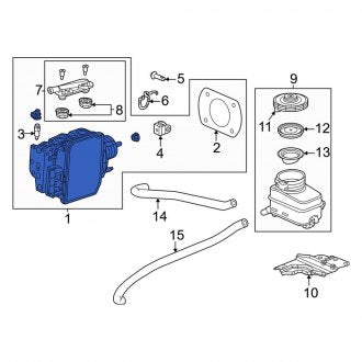 New OEM Genuine Acura, Power Brake Booster - Part # 01469TGZA03